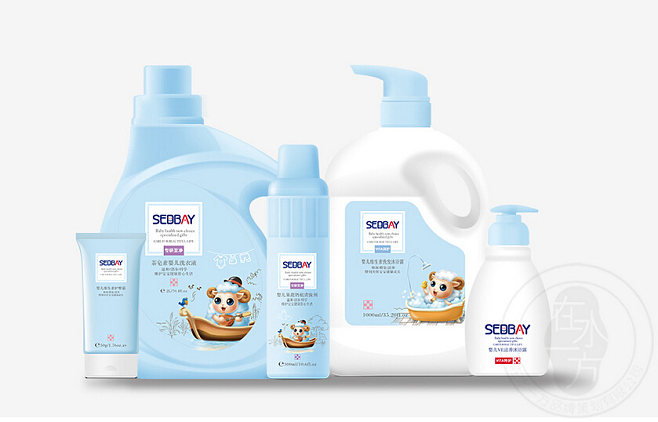 在水一方 蘊愛兒童洗護用品的詩意包裝設計